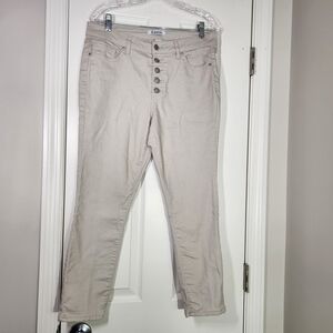 d. jeans Twill Stretch High Waist 5 Button Fly Jeans Women's 10